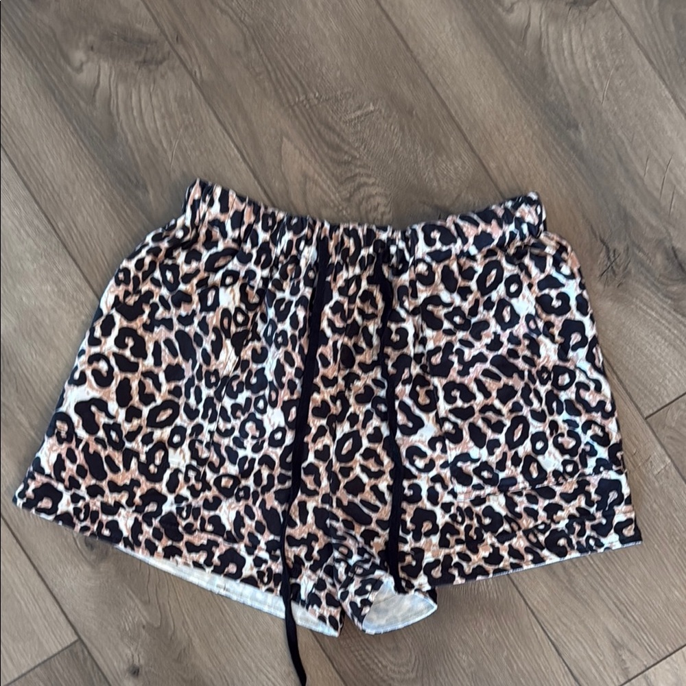 Leopard Print Women's Shorts